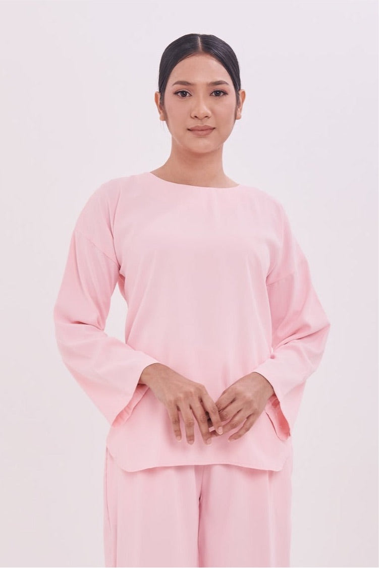 Edza Top in Pink
