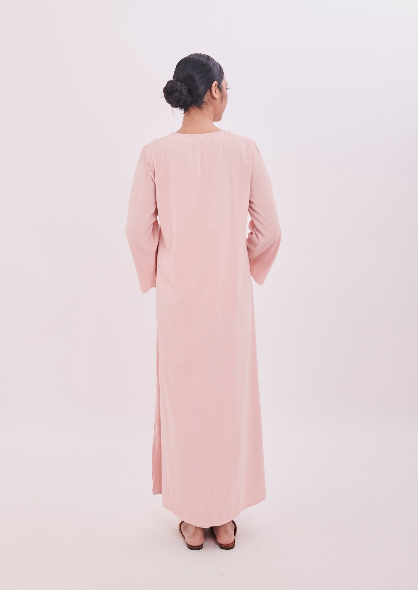 Edza Maxi Dress in Soft Pink