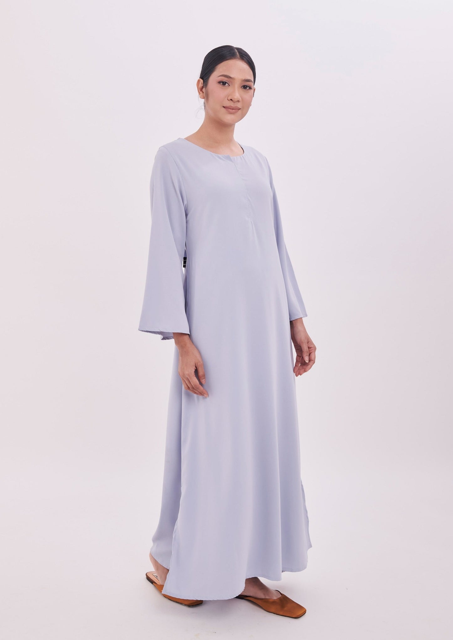 Edza Maxi Dress in Light Blue