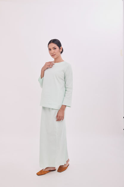 Nabilah Blouse in Mint Green