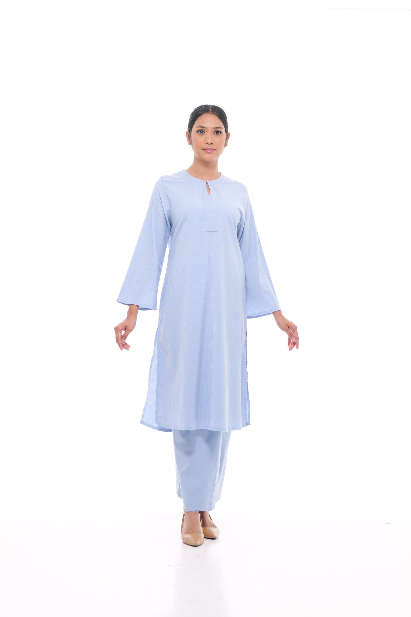 Junita Tunic in Powder Blue