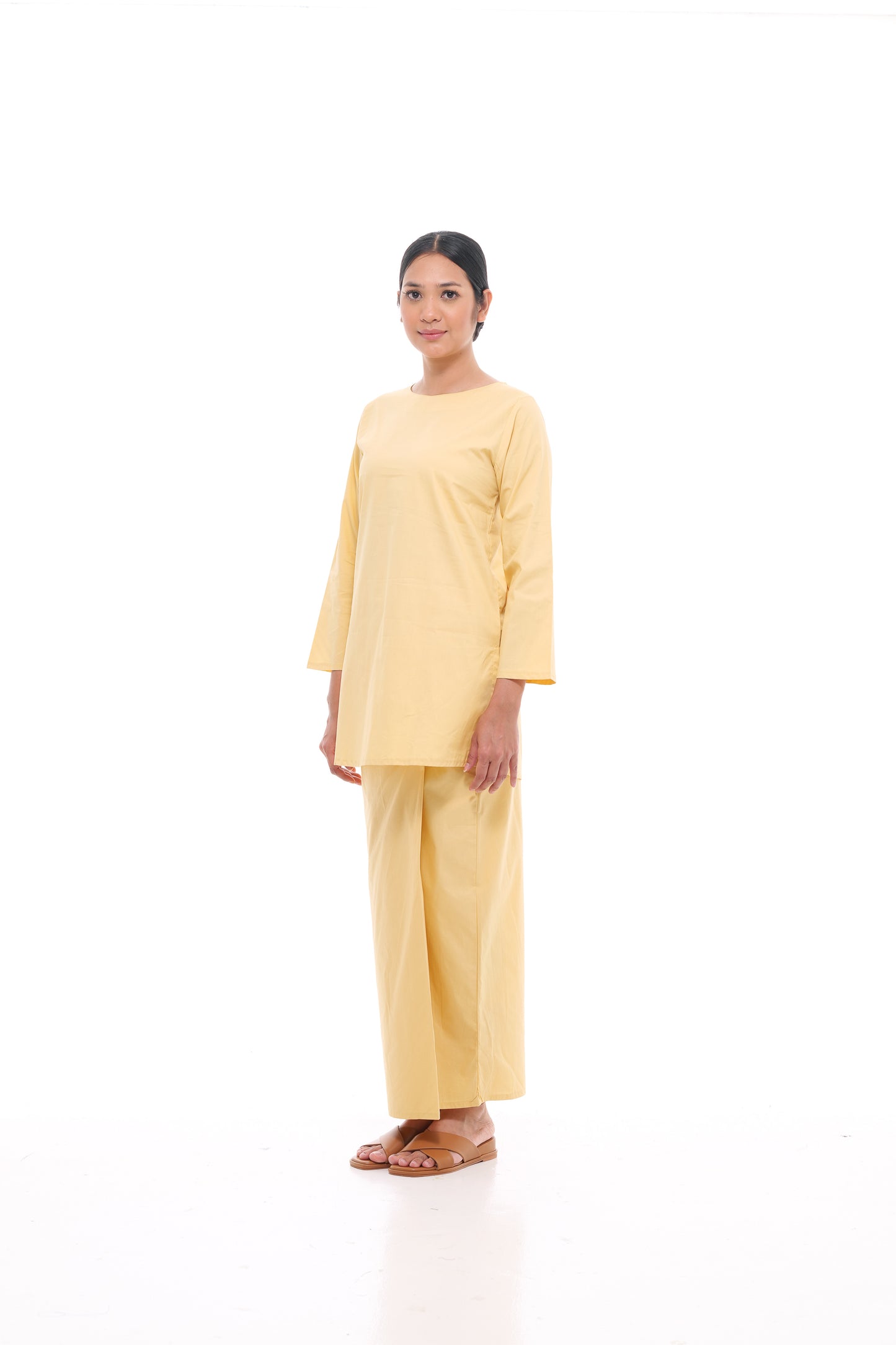 Nabilah Kurung in Yellow