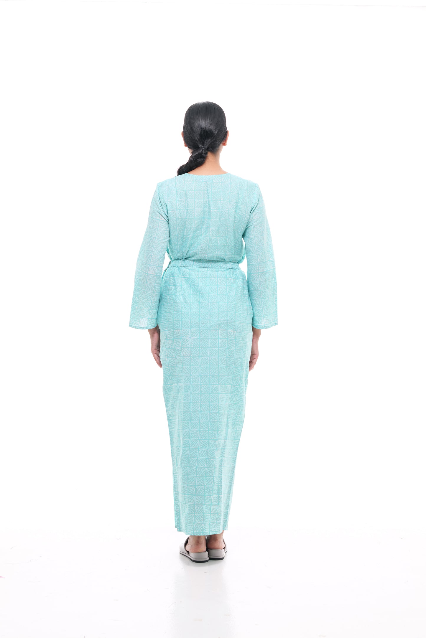 Jada Sarung in Turquoise