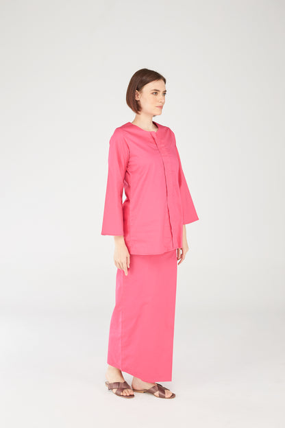 Maryam Blouse in Royal Pink