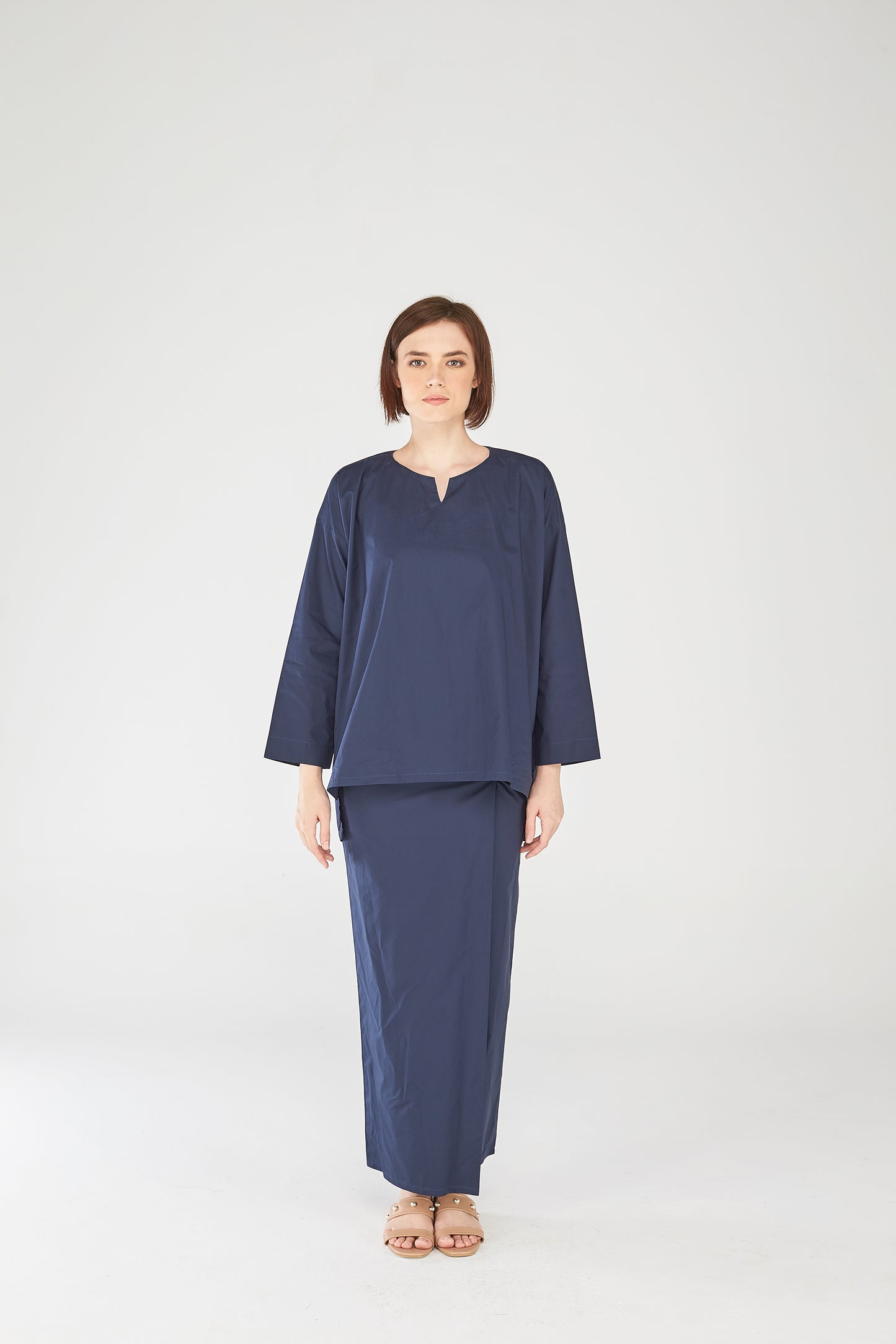 Nazirah Top in Dark Blue