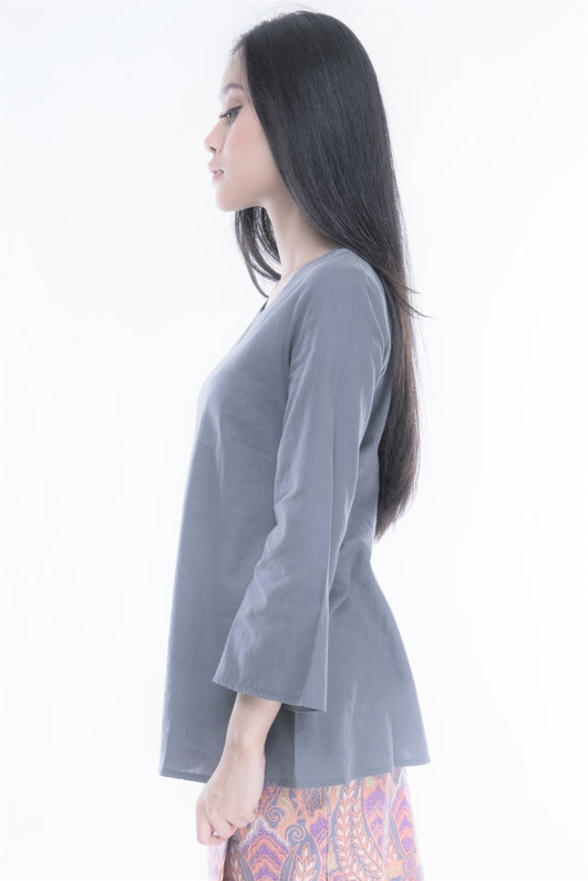 Norlida Top In Dark Grey